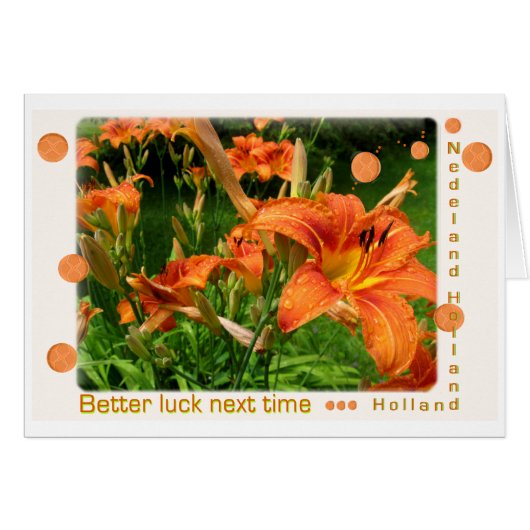 Better Luck Next Time Cards (Front Horizontal)