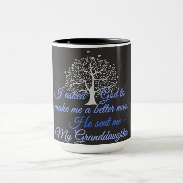 Better Man for My Grandson Mug (Center)