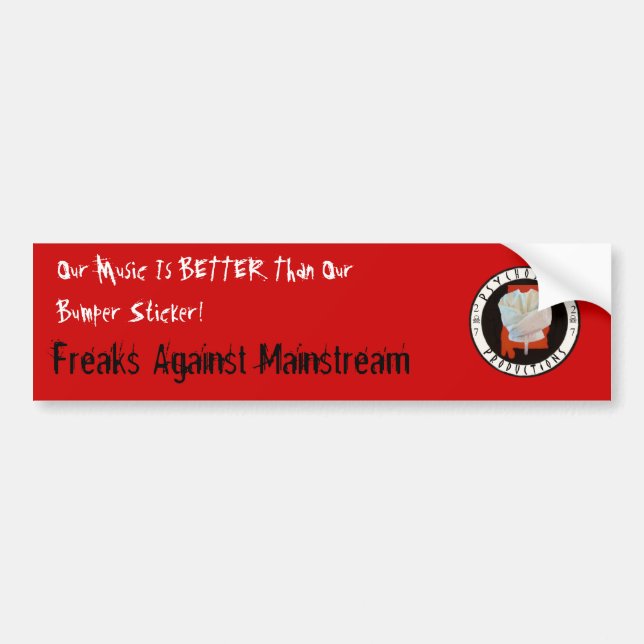 Better Music Bumper Sticker (Front)