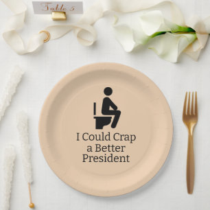 Better President Paper Plate