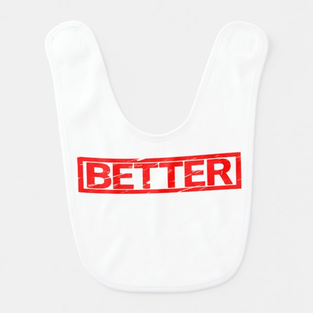 Better Stamp Baby Bib (Front)