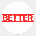 Better Stamp Classic Round Sticker