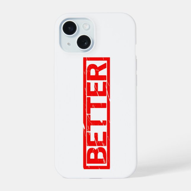 Better Stamp Iphone Case (Back)