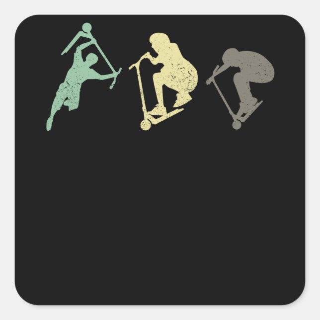 Better Than Skateboards Square Sticker (Front)