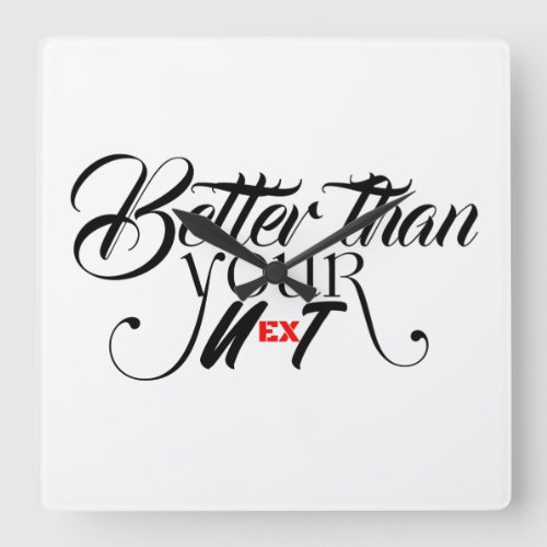 Better than your exnext square wall clock