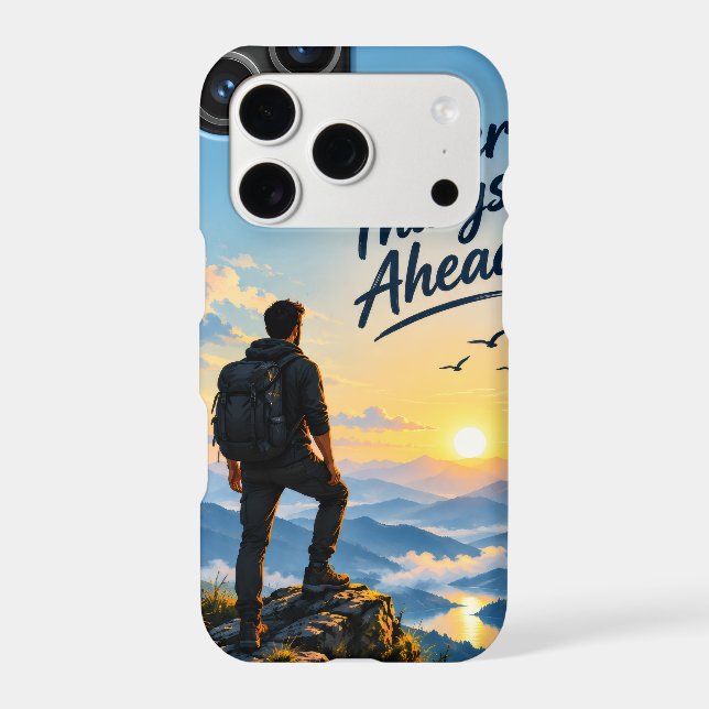 Better Things Ahead – Inspirational Mountain Sunse Iphone Case (Back)