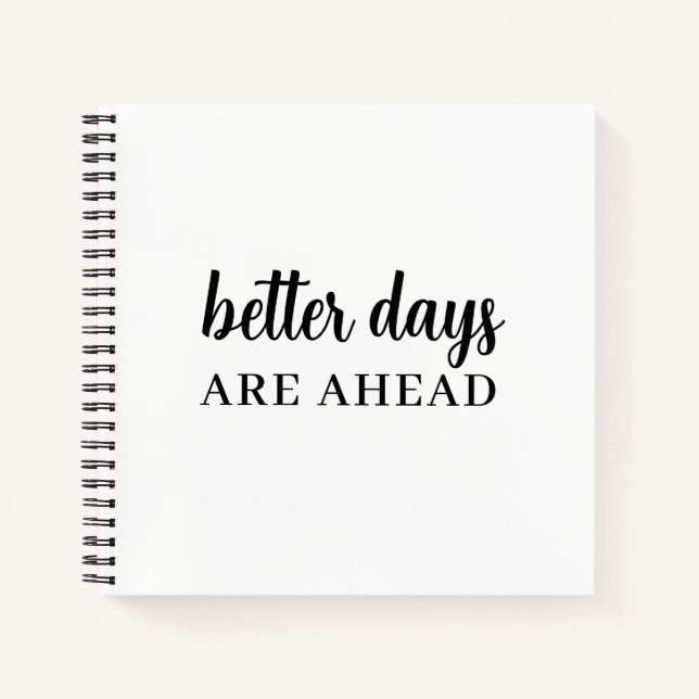Better Things Are Coming Script Design Notebook (Front)
