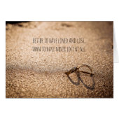 Better to have loved and lost divorce card (Front Horizontal)