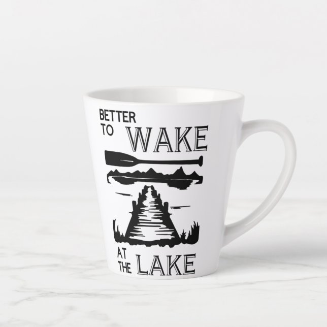 Better to Wake at the Lake Coffee Mug (Right)