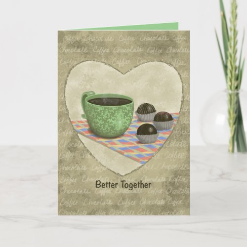 Better Together 5x7 folded card blank inside Thank You Card