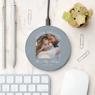 Better together arch photo wedding gift home decor wireless charger