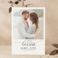 Better Together Black & White 4 Photo Engagement