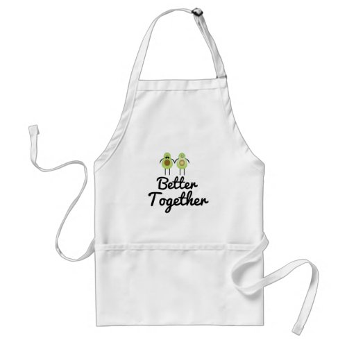 Better together couple adult apron