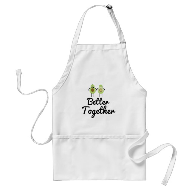 Better together couple adult apron (Front)