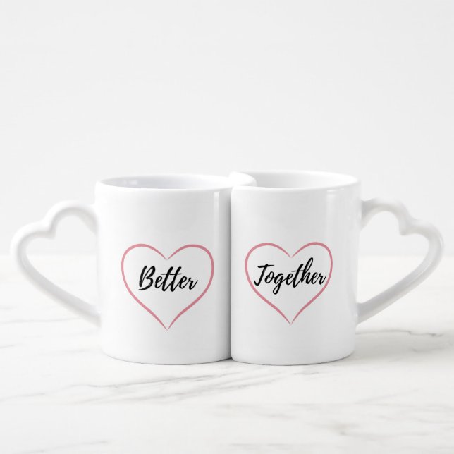 Better Together Couple Mugs  (Front Nesting)