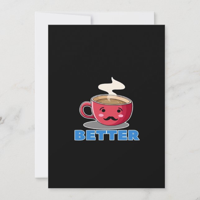 Better Together Couple Valentines Day Romantic Sty Holiday Card (Front)