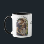 Better Together Engagement Photo Custom Mug<br><div class="desc">Better Together Script Engagement Photo Custom Coffee Mug. Perfect as birthday,  Valentine's Day,  or Save the Date swag</div>