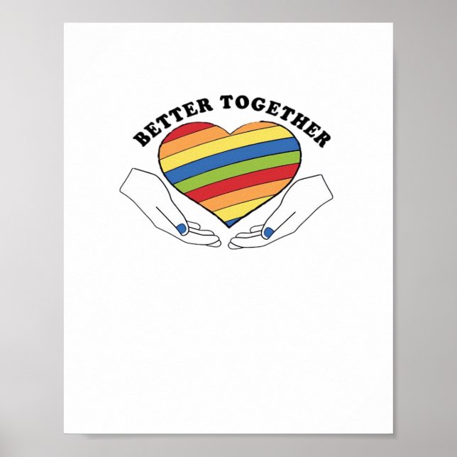 Better Together Graphics Creative Style  Poster (Front)