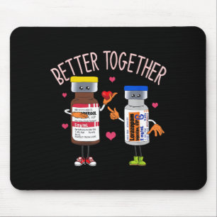 Better-together Haldol Ativan Icu Nurse Valentine' Mouse Pad