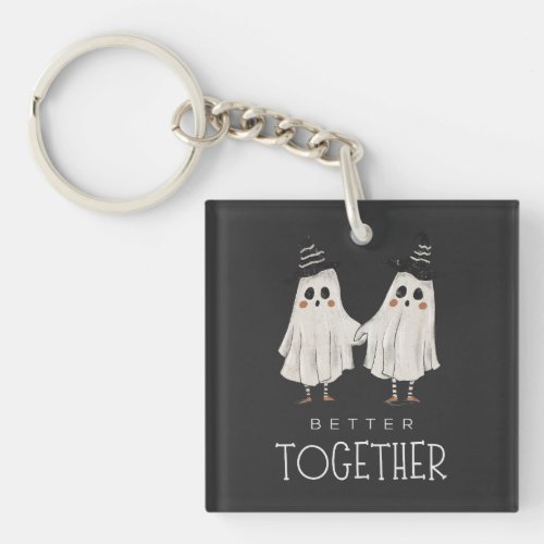 Better Together Halloween for Couples Keychain