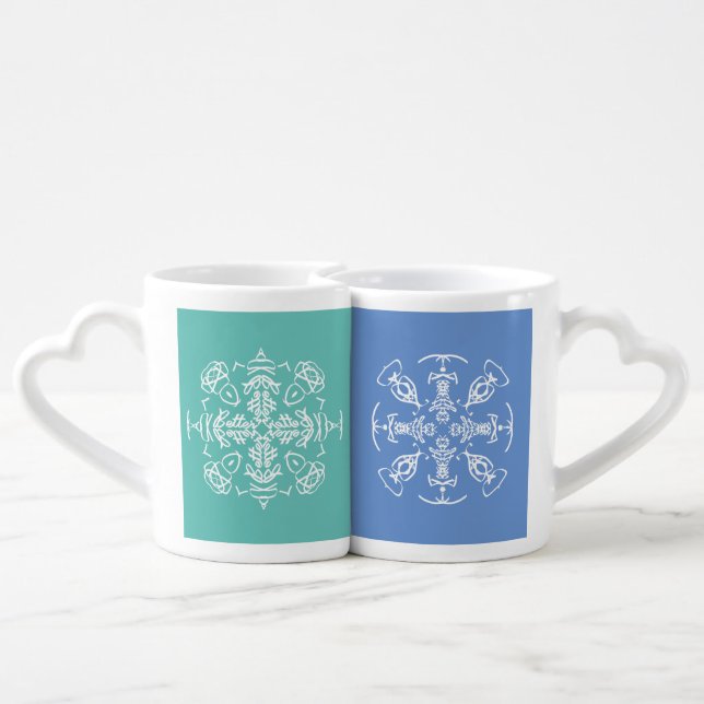 Better Together Hidden Words Coffee Mug Set (Back Nesting)