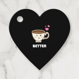 Better Together His And Her Funny Coffee Lover Gif Favor Tags