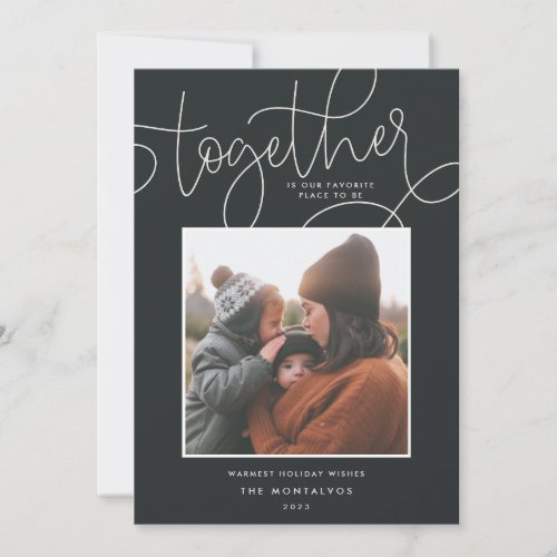 Better Together  Holiday Photo Card