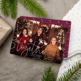 Better Together Horizontal Photo Foil Holiday Card