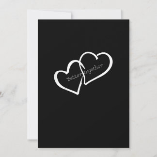 Better Together Long Distance Relationship Modern  Holiday Card