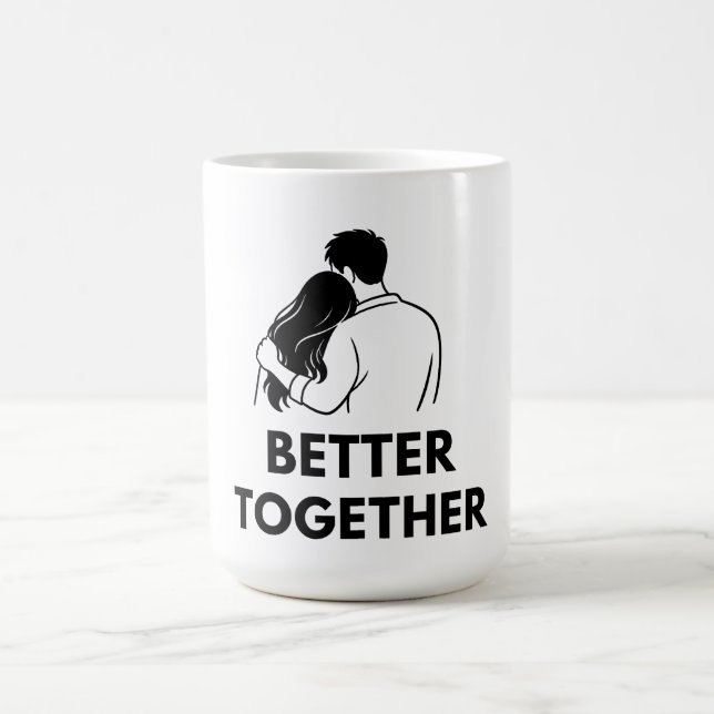 Better Together Minimal Couple Mug (Center)