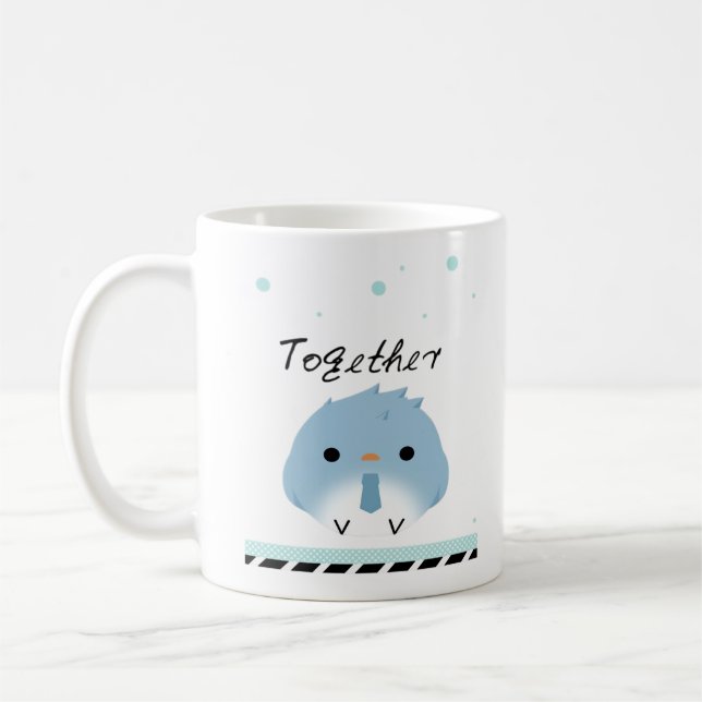 Better Together Minimal Design  Coffee Mug (Left)