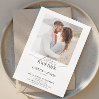 Better Together Modern Photo Engagement Party