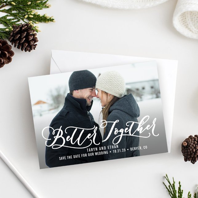 Better Together Modern Save The Date Card (Creator Uploaded)