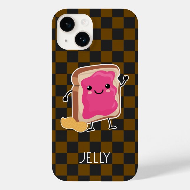 Better Together (PB & J): Jelly Case-Mate iPhone Case (Back)