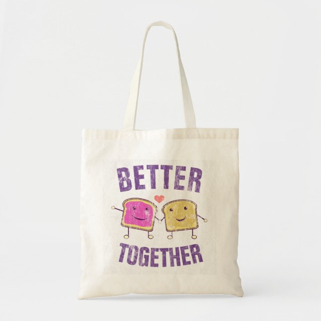 Better Together PBJ Tote Bag (Front)