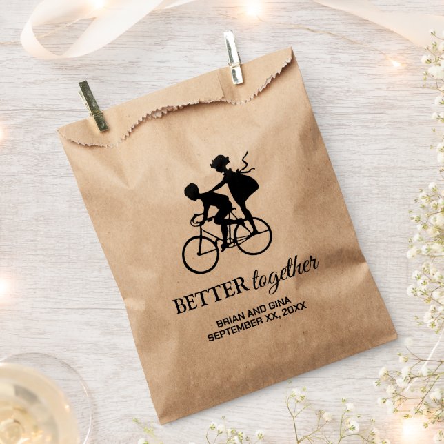 Better Together Personalized Favor Bag (Clipped)