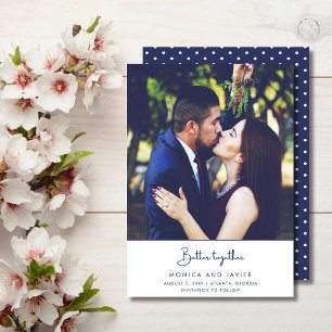 Better Together Photo Wedding Save The Date