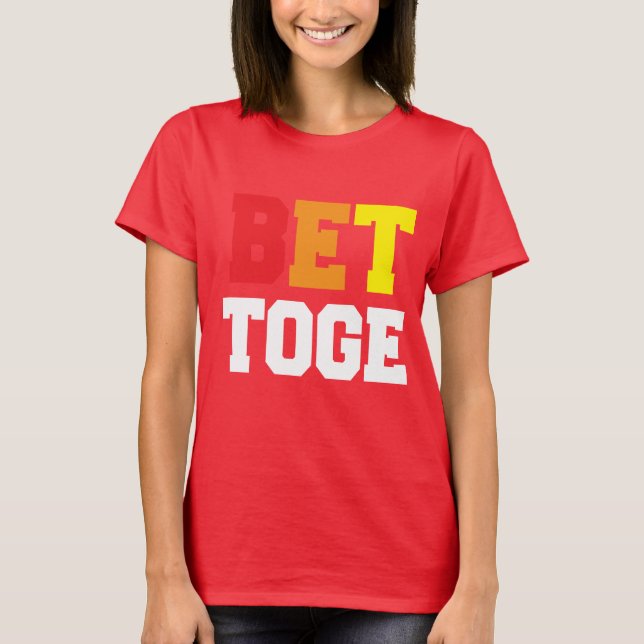 BETTER TOGETHER PRIDE LEFT - WHITE -.png T-Shirt (Front)