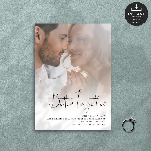 Better Together Script Photo Overlay Engagement Announcement (Creator Uploaded)