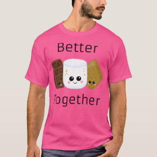 Better Together Smores For 3 Siblings Best Friends T-Shirt