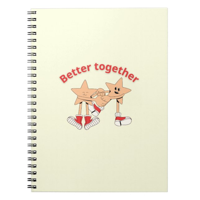 Better Together Star Duo Notebook (Front)