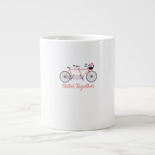 Better Together Tandem Bicycle Together Modern De Giant Coffee Mug
