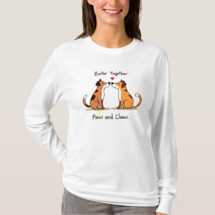 Better Together: Two Cartoon Dogs T-Shirt