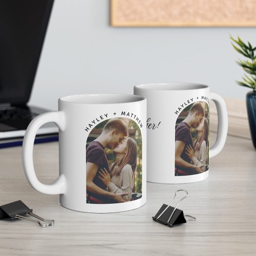 Better Together Valentines Day Couples Photo Coffee Mug