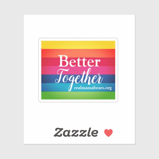 Better Together Vinyl Sticker (Sheet)