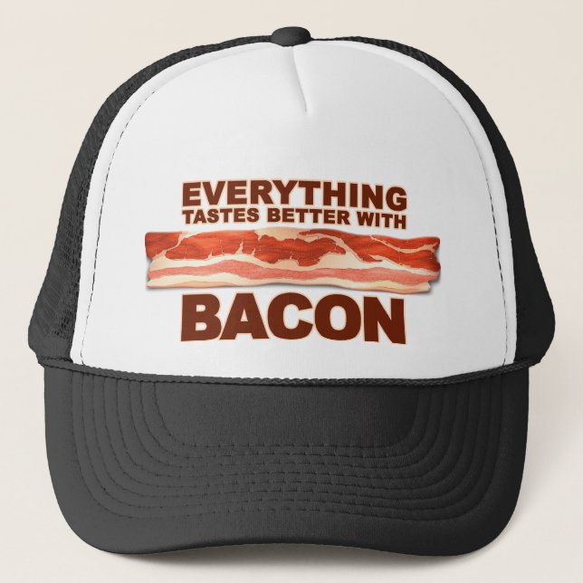 Better With Bacon Trucker Hat (Front)