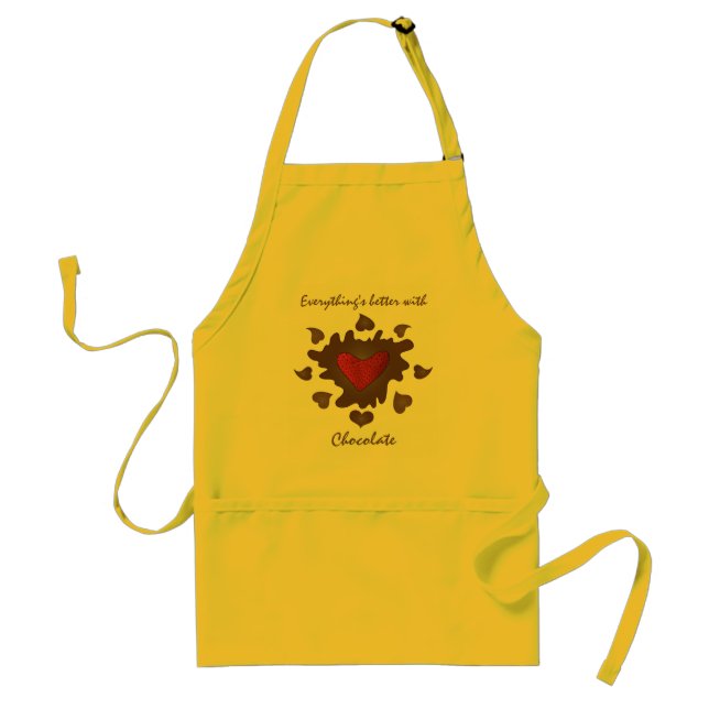Better with Chocolate Apron (Front)