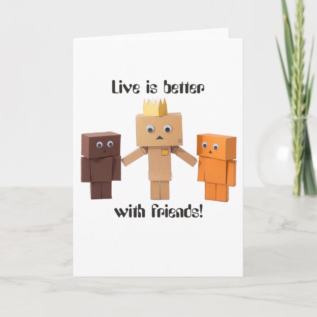 better with friends card (Front)