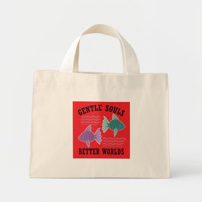Better Worlds Mini Tote Bag (Front)