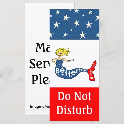 Betterton Mermaid Do Not Disturb (Front/Back)